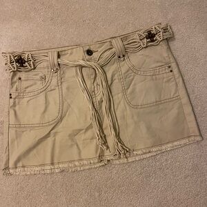 Jordache mini skirt w/belt size 11/12 NWOT
